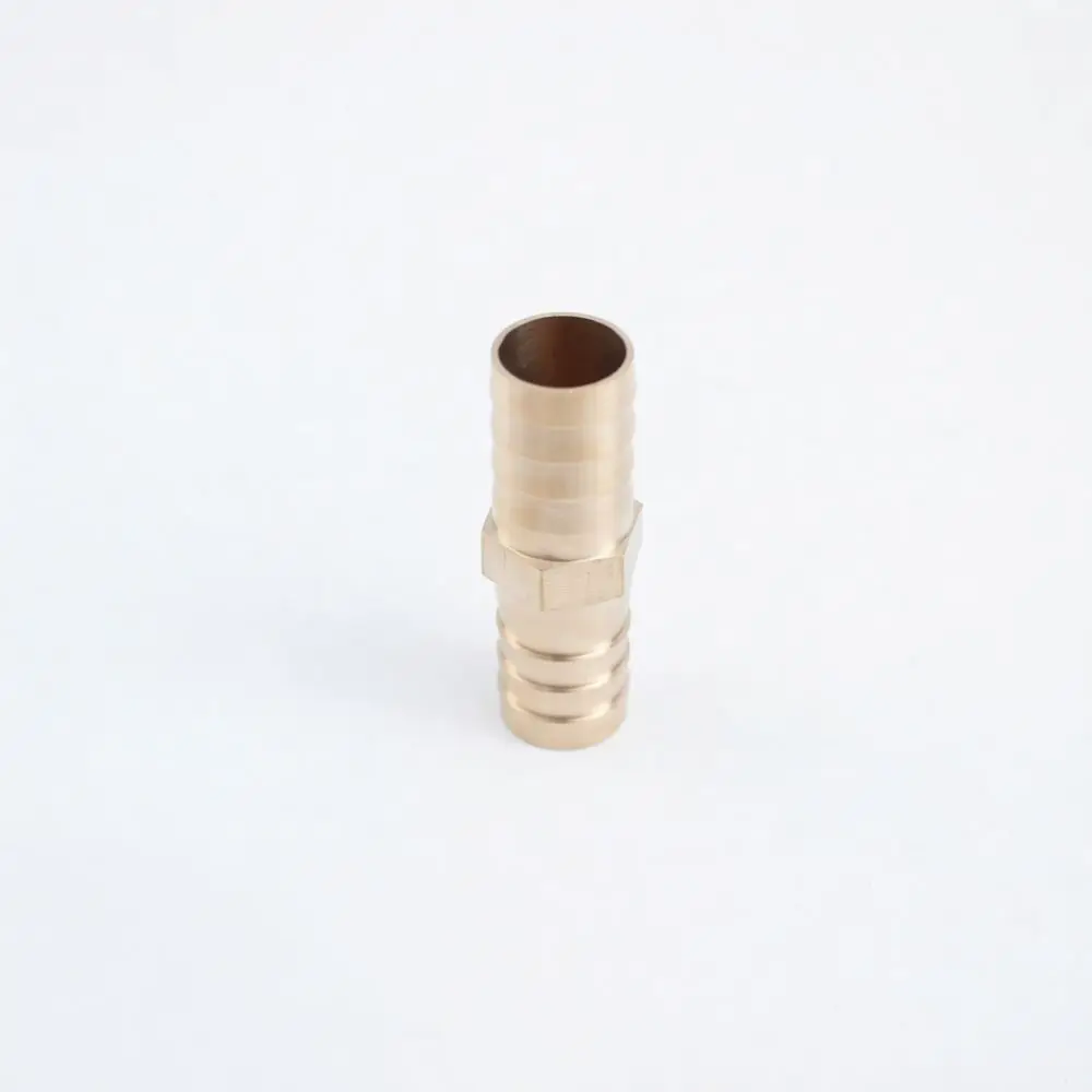 Durable Brass Barb Fitting Connector For Gas Hose Pipe Air Pneumatic System Industrial Tube Straight Adapter Joiner