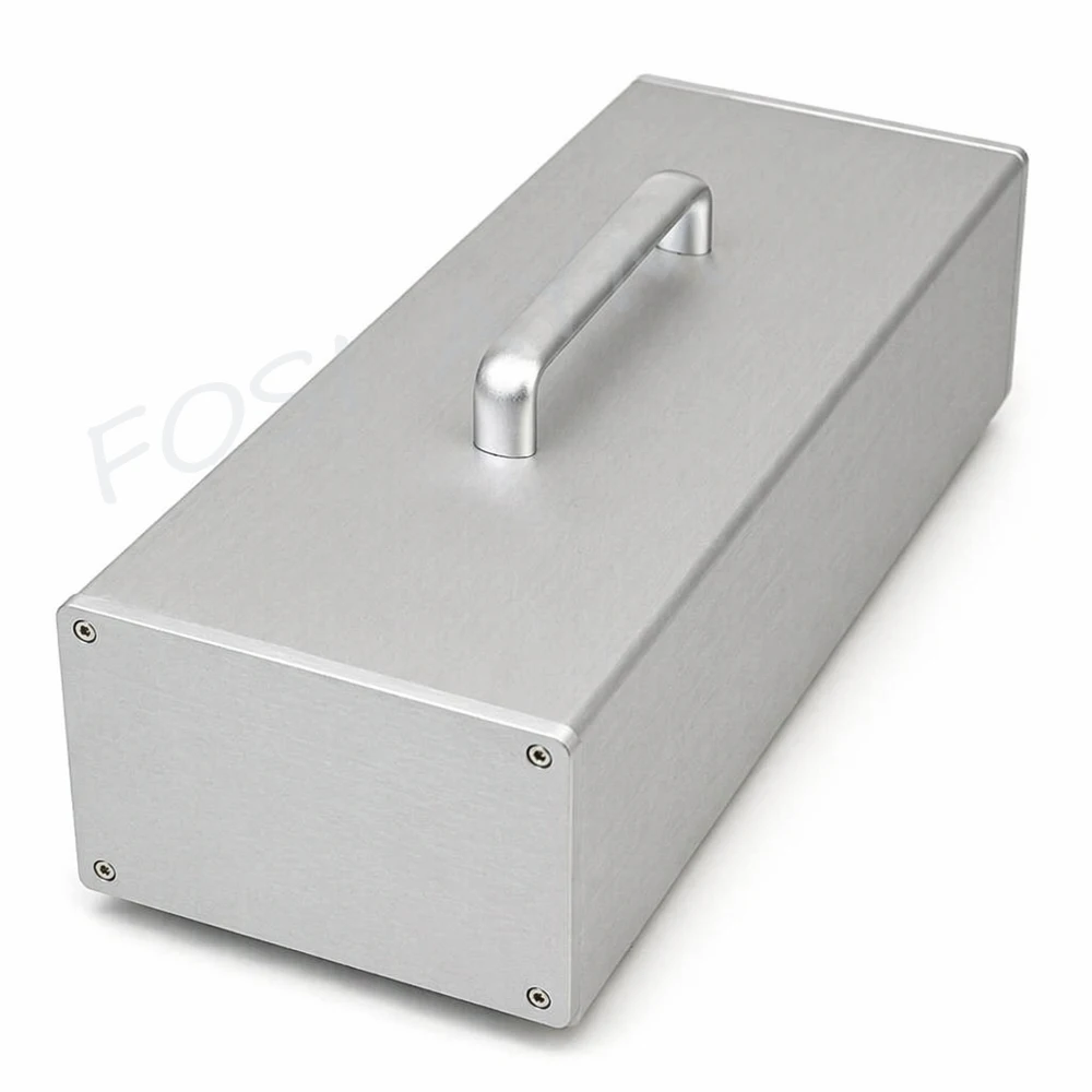 130x90x340mm FOSI AYM  Full Aluminum HiFi Power Filter Chassis Tube Amplifier Split Power Amp DIY Audio Case Box