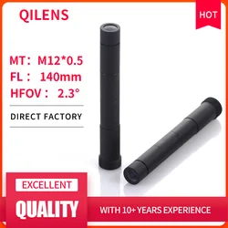 QILENS 140mm M12 lens HD CCTV Telescope Telephoto High zoom Long distance range focal Zoom lens for wildlife M12*0.5 Mount