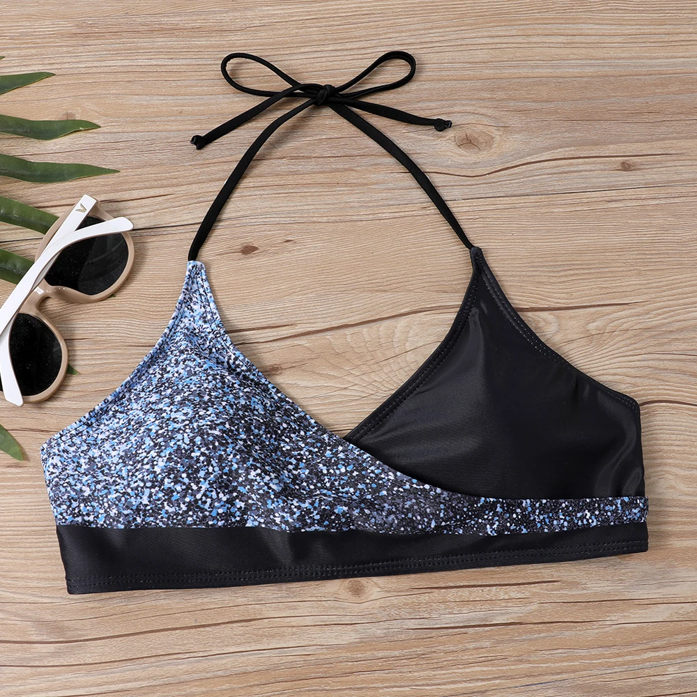 2023 New Women Retro Bathing Suit Swimsuit Female New Design Printing Bikini Swimwear Summer High Waist Two Piece Set Bath Suit