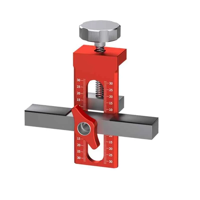 Aluminum Alloy Cabinet Installation Jig Multi‑Purpose Leveling Positioning Clamp For Wardrobe Furniture Drilling Work