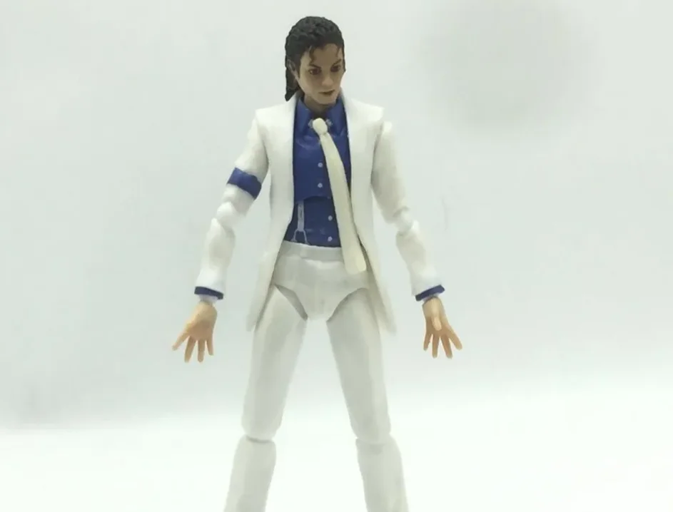 Shfiguarts Michael Jackson Action Character Movable Collectible Model Toy Moonwalk Pose Home Decoration Gift For Adult Collector