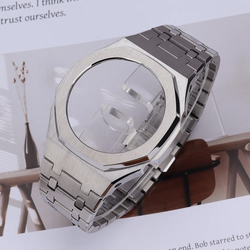 

Gen4 Mod Kit for GA2100 Metal Screw Bezel Modification Watch Case Stainless Steel Strap GA 2100/2110 Replacement Kits Accessorie