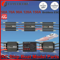 Flycolor FlyMonster RC Boat Waterproof Brushless ESC 50A 70A 90A 120A 150A ESC 2-6S BEC Speed Controller for RC Ship Vessels