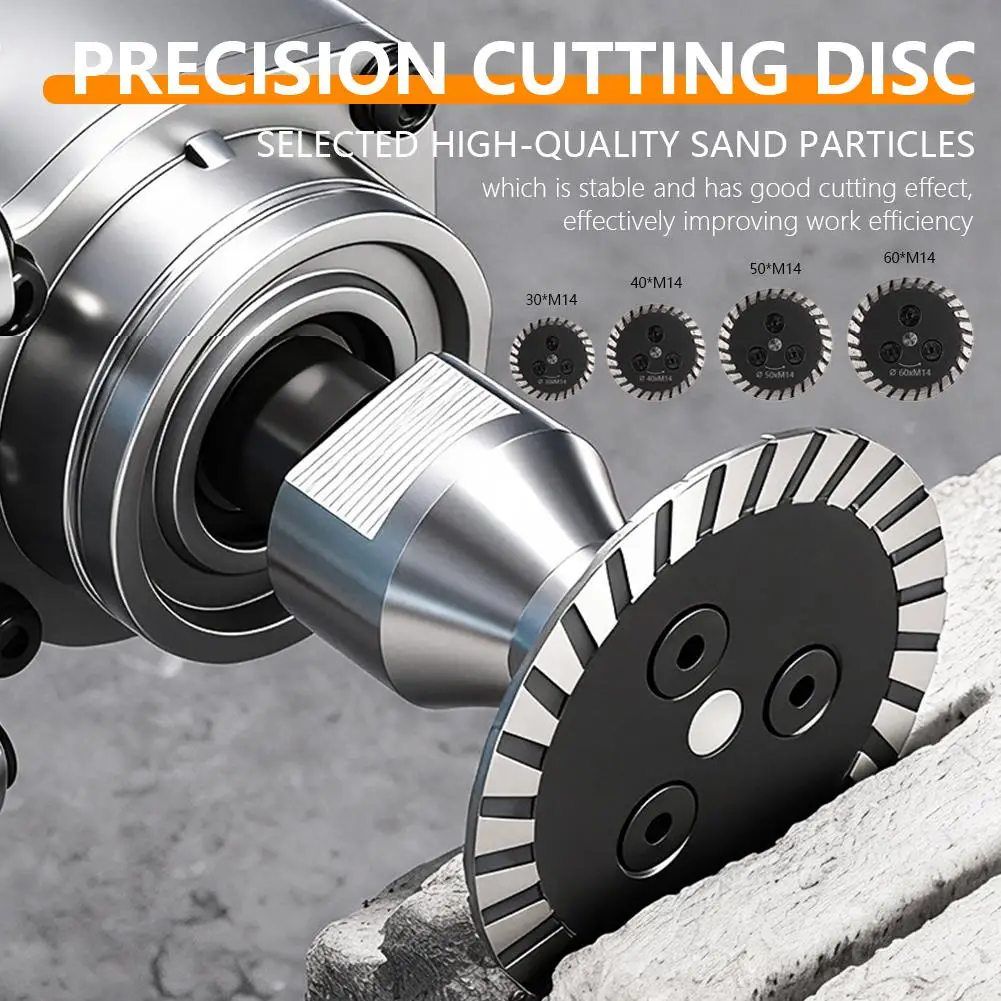 Discos de Corte de Diamante Vearter de 30/50 mm con Rosca M14, Mini Discos de Corte Precisos para Granito, Mármol, Azulejos y Hormigón