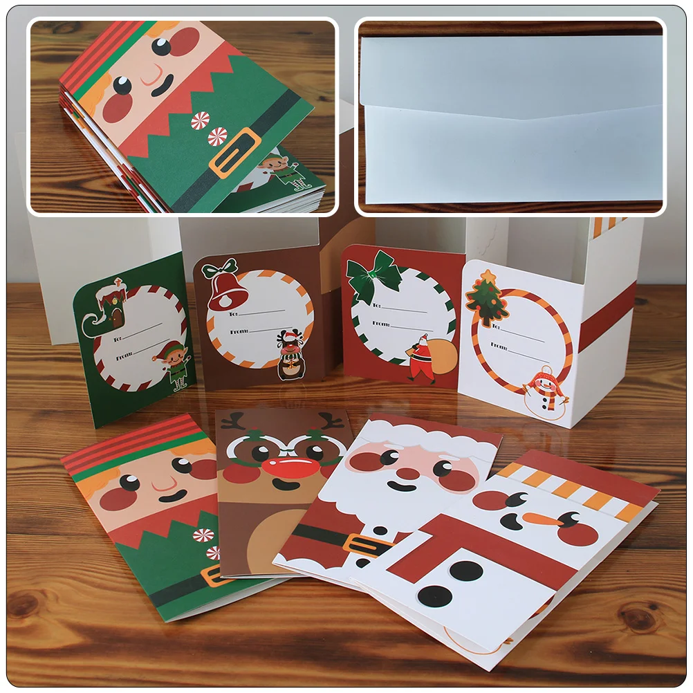 12 Pcs Festival Cards Gift Christmas Gifts for Stocking Stuffers Present Xmas Greeting