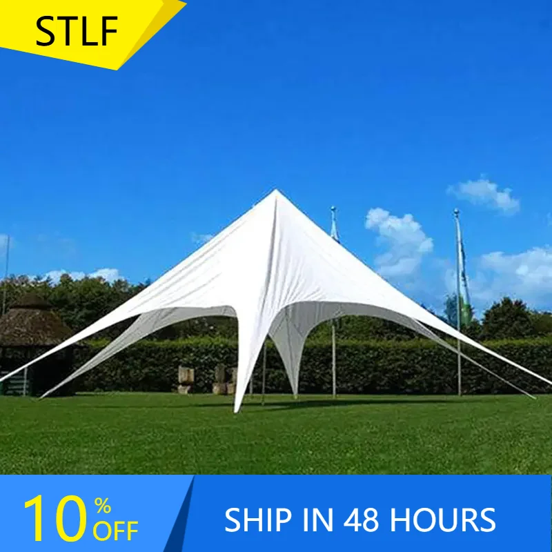 

STLFLarge Event White Star Tent Outdoor Party Spider Tent Star Shade Tent