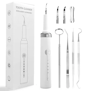 Wholesale Adult Oral Cleaning Sonic Toothbrush Portable Electric Ultrasonic Tooth Cleaner Dental Scaler Removes Plaque Plastic