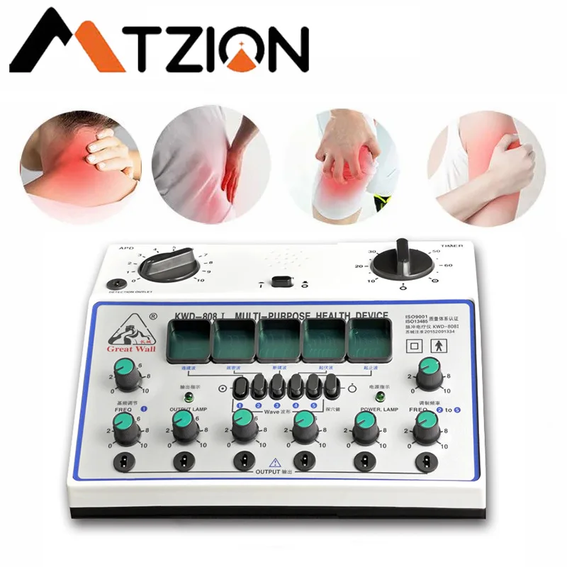 

Acupuncture Stimulator Machine-6 Channel Output Patch Massager Health Care Electric Impulse Acupuncture Treatment Myostimulator