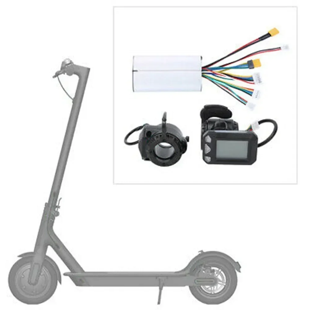 250W/350W Scooter Elettrico Bici 24/36V Controller Monitor LCD Set Freni 5.5/6.5 Pollici Parte In Fibra di Carbonio Scooter Kit Retrofit FAI DA TE