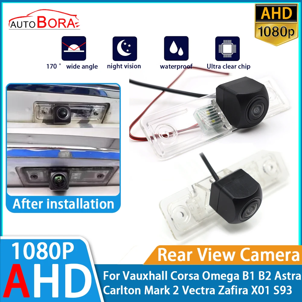 

Reverse Parking Car Rear View Camera 1080P Night Vision for Vauxhall Corsa Omega B1 B2 Astra Carlton Mark 2 Vectra Zafira X01 S9