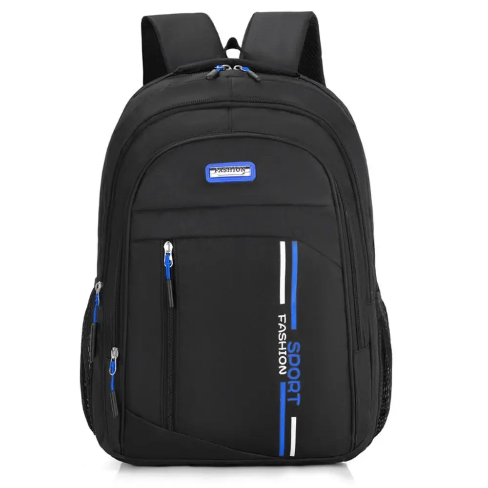Trendy Nylon Student Schoolbag Large Capacity Air Cushion Strap Waterproof Rucksack Travel Backpack
