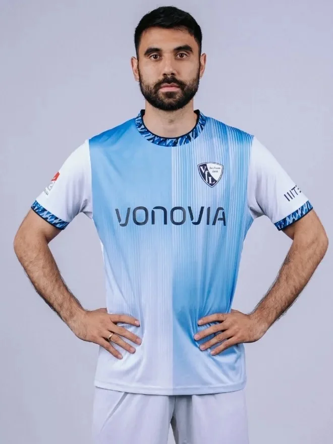 New Season Bochum 3D Printed Football Jersey Men's Breathable Quick Drying Short Sleeved T-shirt Family Matching Clothing