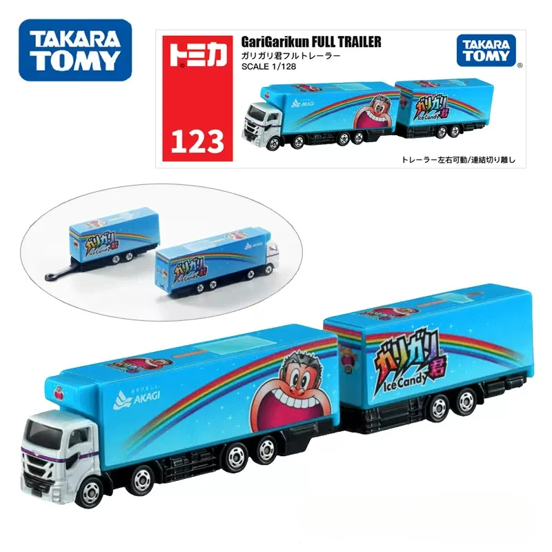 

Original Takara Tomy Tomica Car Garigarikun Full Traliler Scale 1/128 Alloy Diecast Toys for Boys Transport Vehicle Model Gift