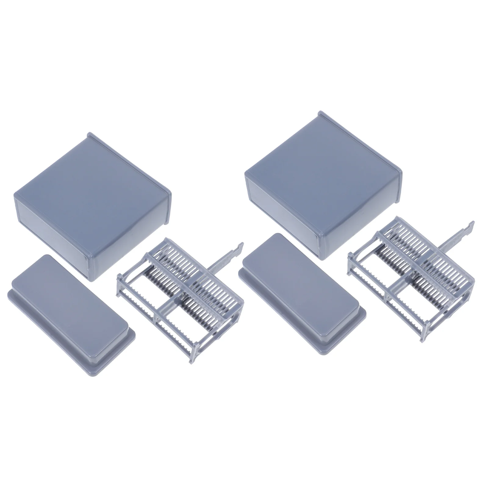 2 conjuntos de ferramentas de tingimento de plástico, bandeja para coloração de crianças, rack de armazenamento, tanque de drenagem, amostra de laboratório, acessórios de moldura de microscópio