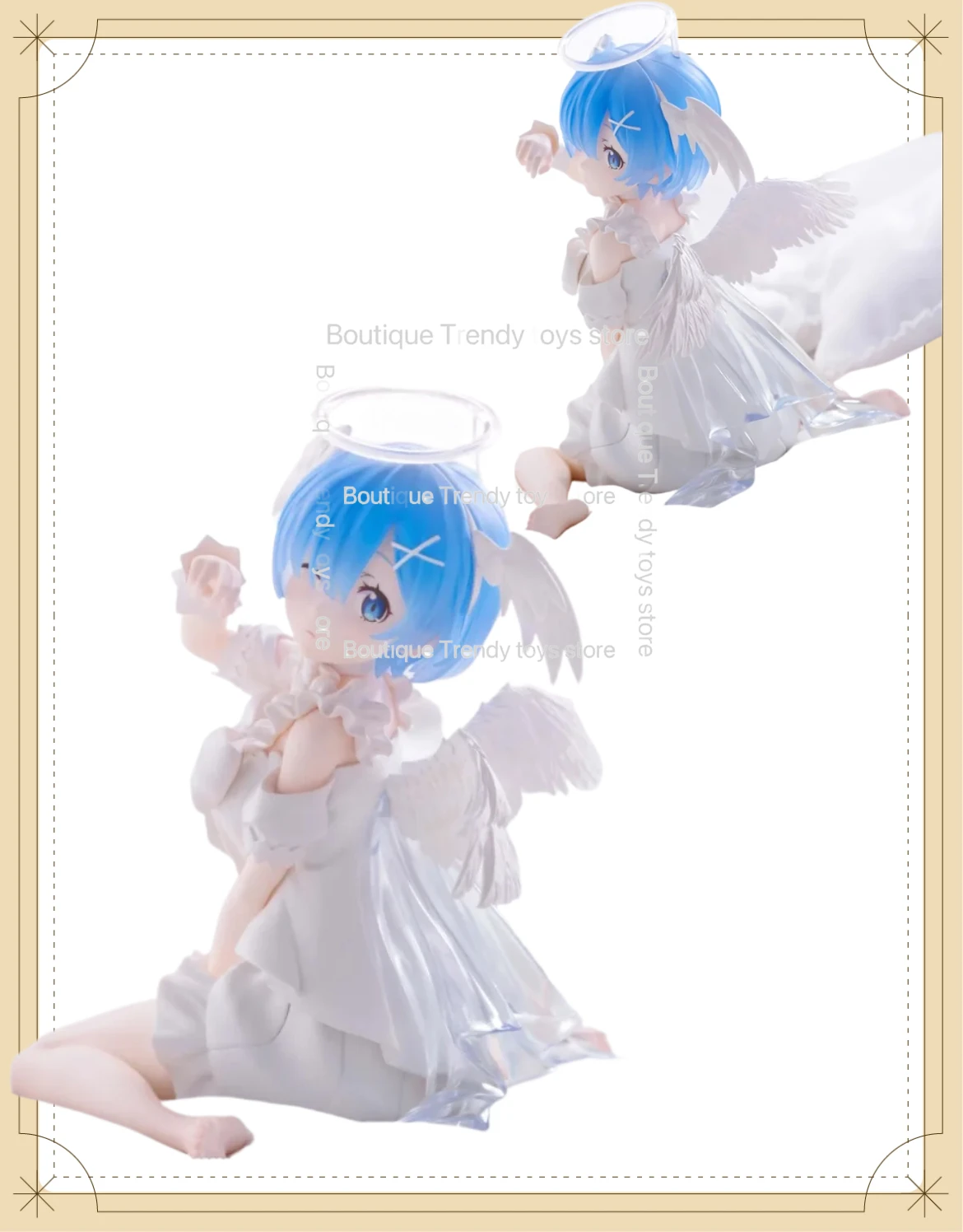 

Bandai Official Banpresto Anime Re ZERO Starting Life in Another World Relax Time Sweet Angel Rem PVC Action Figure Model Toy