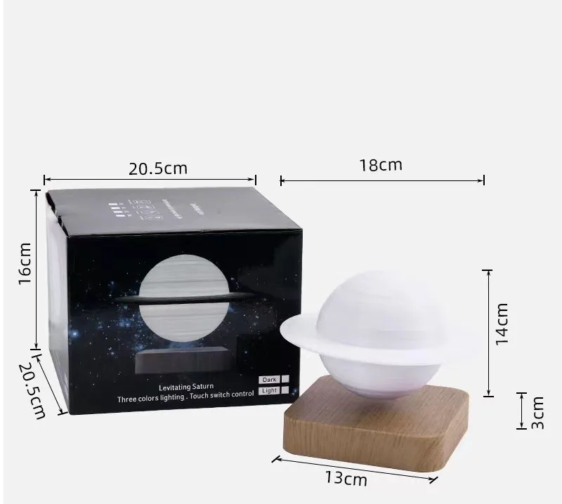 Imagem -06 - Impressão 3d Integrada de Levitação Magnética Júpiter Saturno Starry Sky Night Light