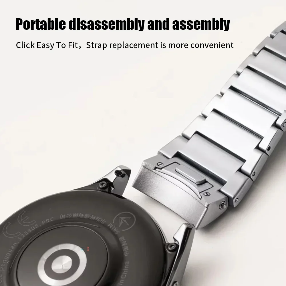 No Gaps Stainless Steel Metal Strap For HUAWEI WATCH GT 4 46mm GT4 Official Style Click Easy To Fit Replacement Watchband