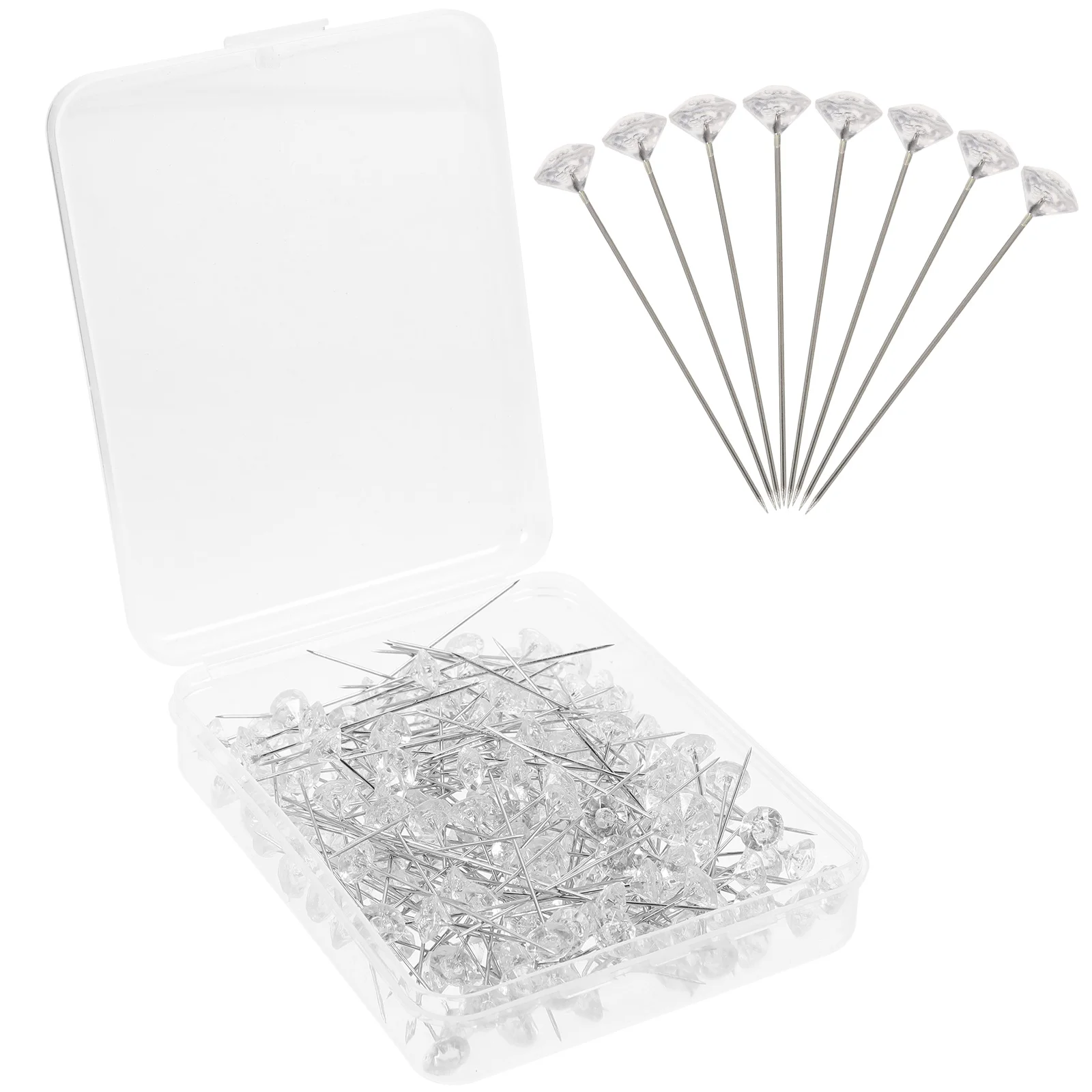 

200 Pcs Wedding Fixing Needle Boutonniere Supplies Pin DIY Corsage Sewing Straight Pins Dressmaking Bouquet