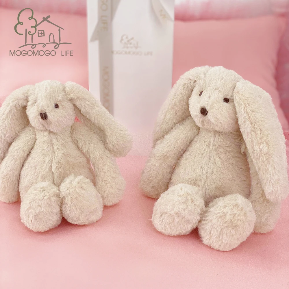 Luxury Lop Bunny Plush Handcrafted Rabbit Stuffed Animals Soft Toys for Kids Bedtime Cuddly Appease Doll