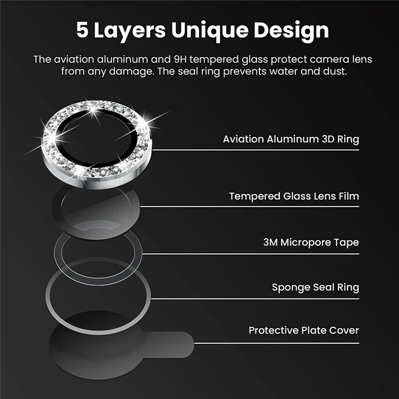 Protetor de câmera Gitter para Samsung Galaxy A55 A35 A54 A34 A14 Sansung A 55 Tampa protetora de lente de metal de vidro