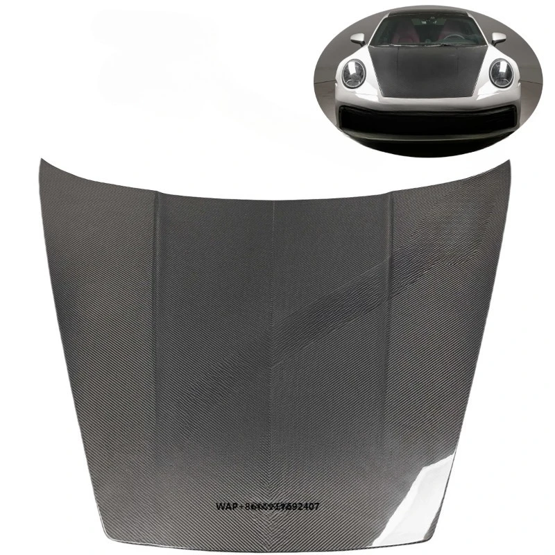 OE Style Dry Carbon Fiber Hood for 911 992 2019-2023 Original Carbon Fiber Front Engine Bonnet