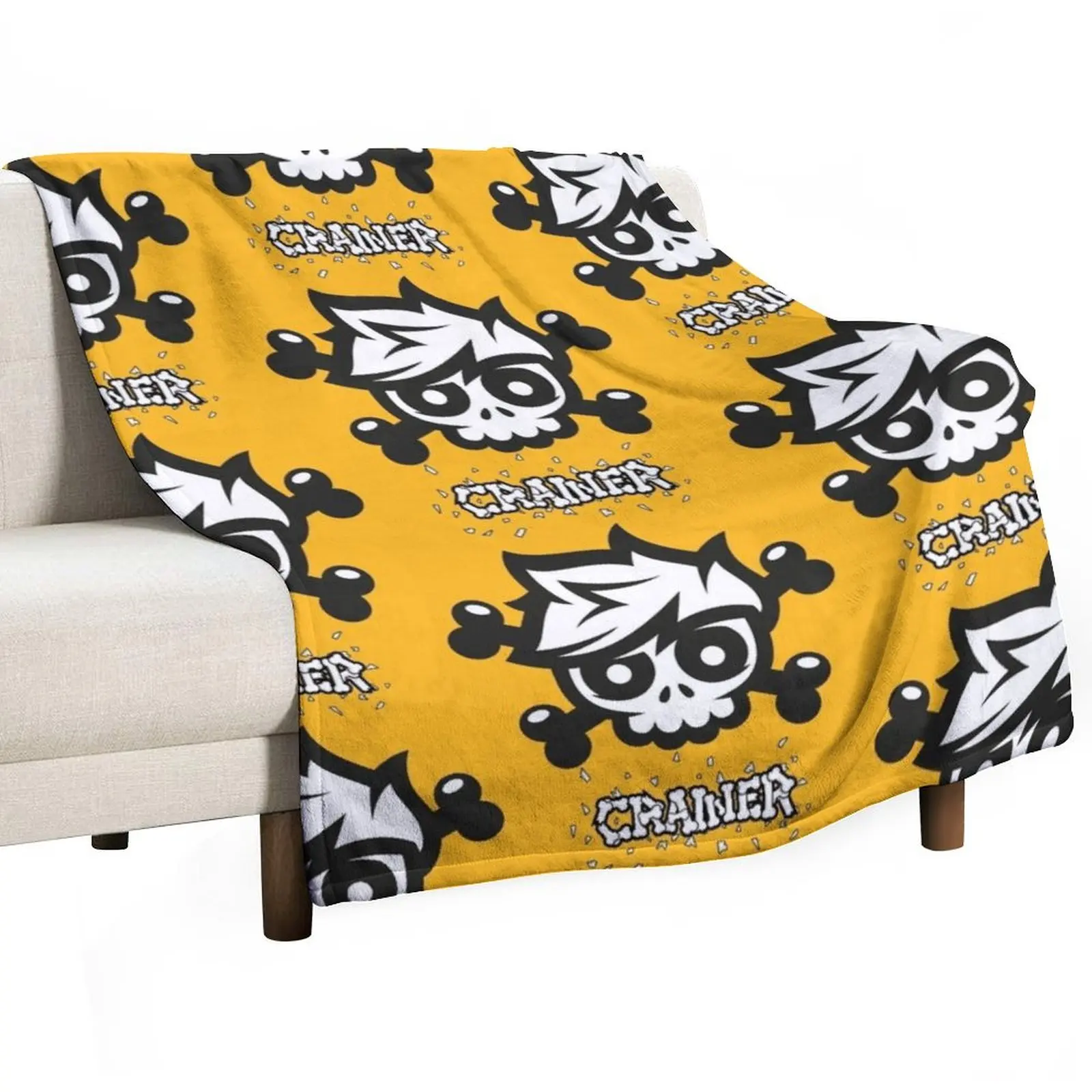 Crainer Exclusive Logo Throw Blanket blankets and throws Thins Luxury Blankets