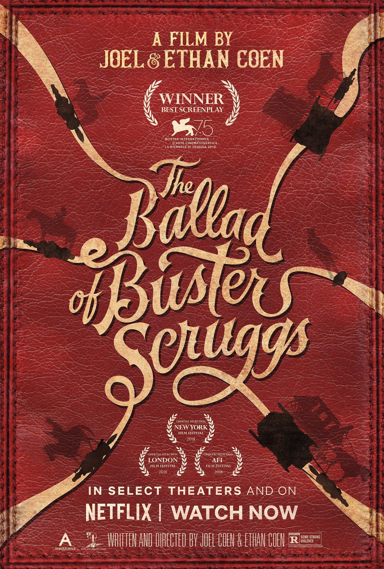 Film The Ballad of Buster Scruggs (2018) Poster Wall Art Rome Decoration
