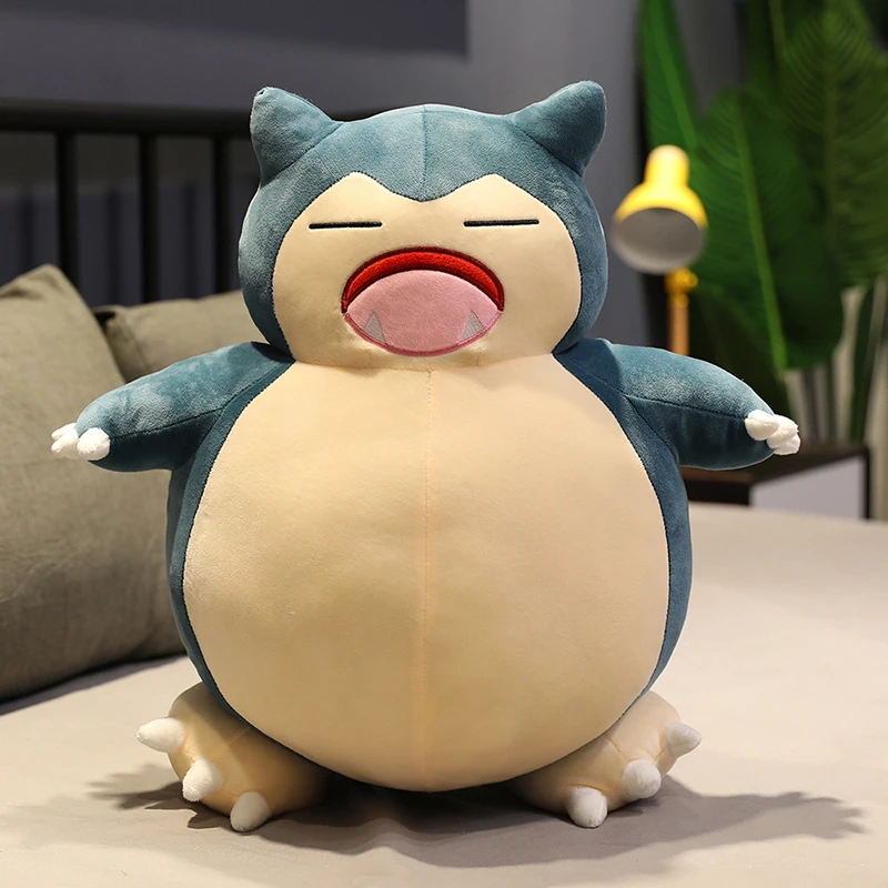 Potdemiel 30/200 cm riesige Pokemon Snorlax Tier große Pokémon Puppe halbfertige Holster Plüschtiere Kawaii Anime Plüschtier Geschenke für Kinder 5