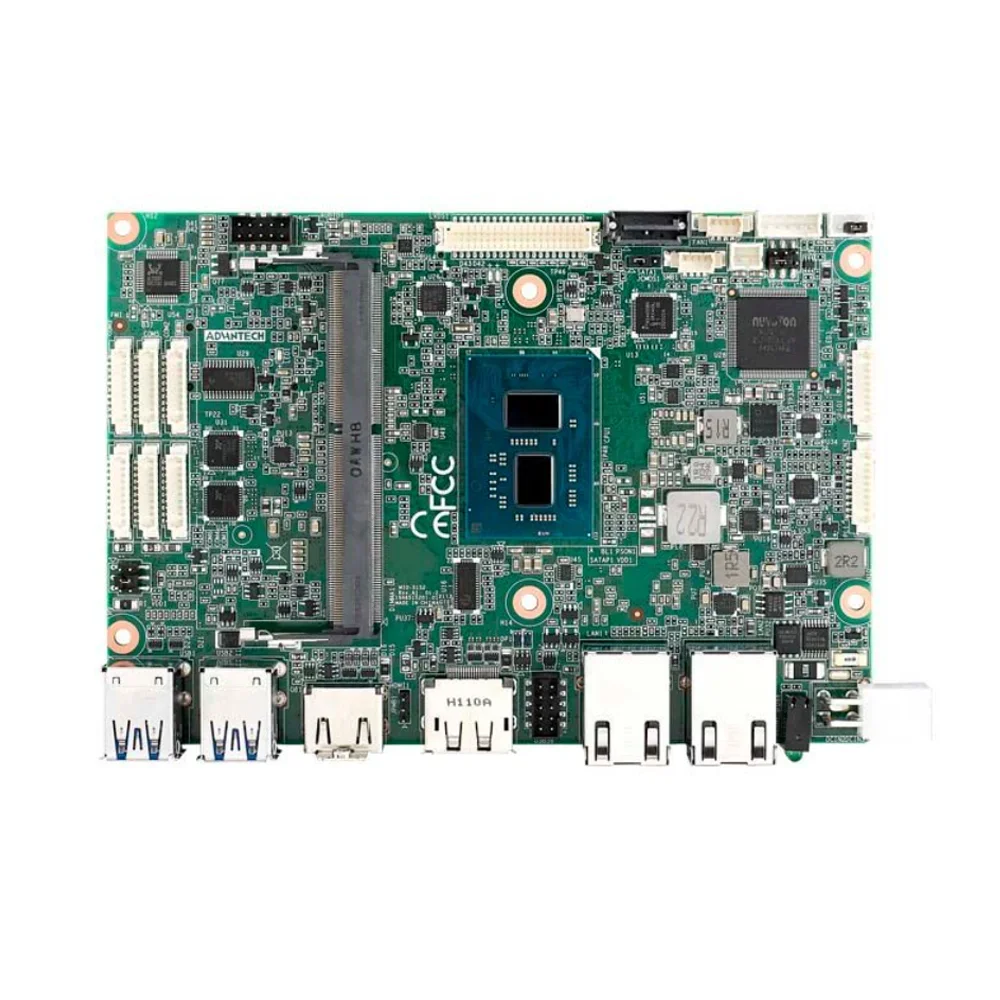 Advantech MIO-5152 Intel 8-го поколения, Atom Series, одноканальный DDR4-3200 3,5 дюйма, промышленный встроенный однобортный компьютер