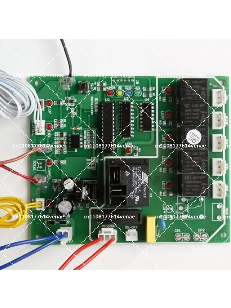 Ice Machine Control Board, Main Circuit Board for Snow-Resistant Flowing Water Ice Pellet Maker, Replacement Computer Board