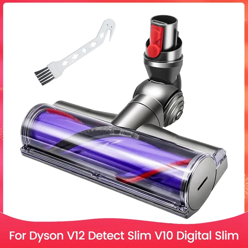 

Cleaner Replacement For Dyson V12 Detect Slim V10 Digital Slim Direct Drive Vacuum Head. Part Number 972182-02