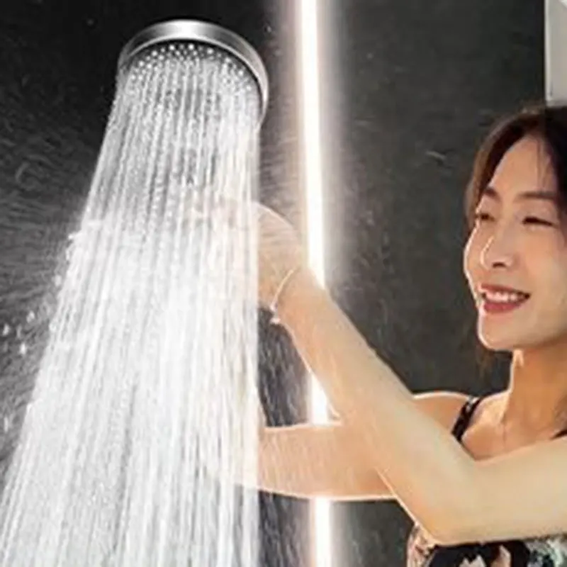 

High water pressure three function shower - gentle spray, pulse massage and rain shower mode