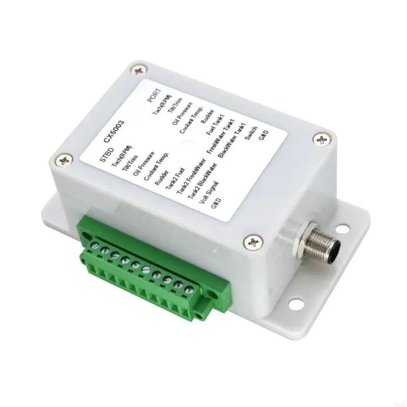 Converter NMEA2000 doble canal compatibilidad E8BC Adecuado para recopilación integral datos sensores en