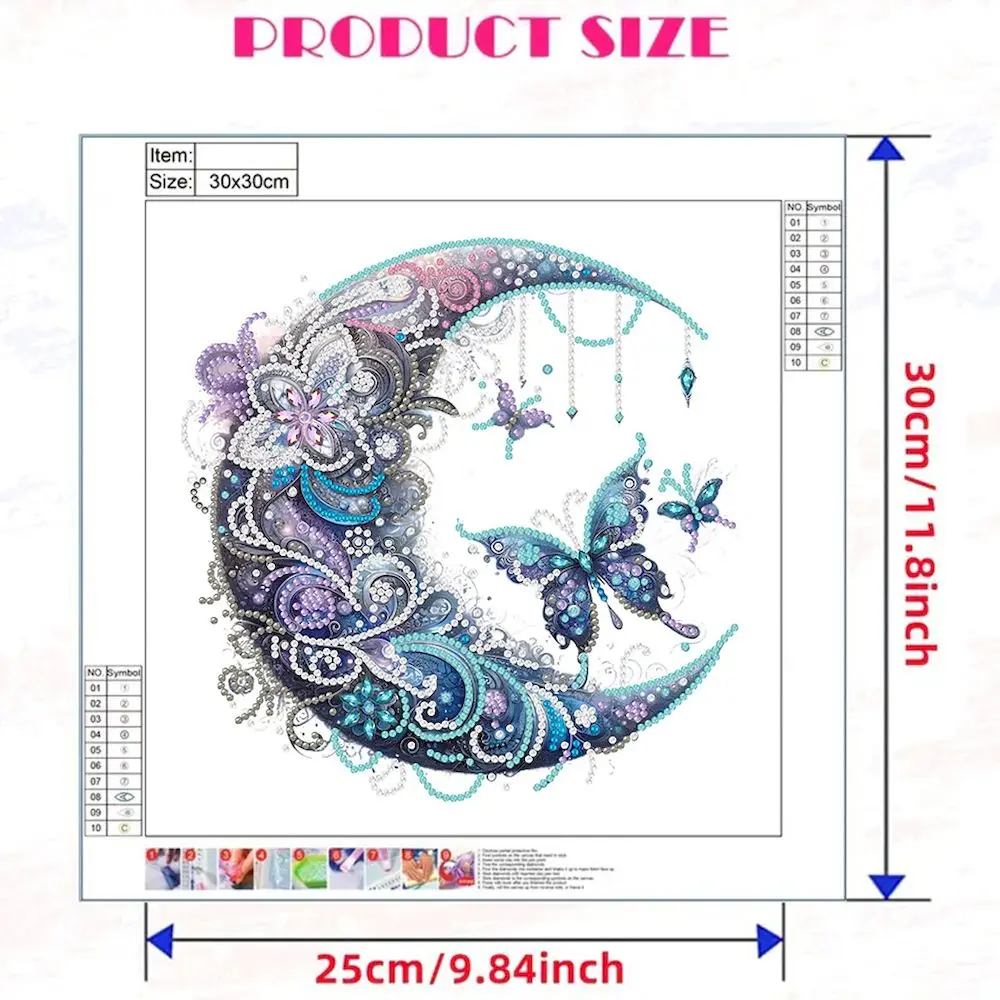 GATYZTORY Diamond Embroidery Butterfly 5D Diamond Painting Kit Animals Mosaic Special Shape Beaded Pictures Home Decor