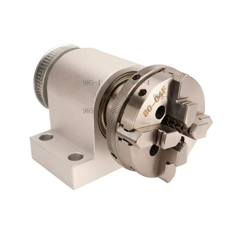 65 3-Jaw 80 Spindle Clamp Large Through Hole Woodworking Lathe