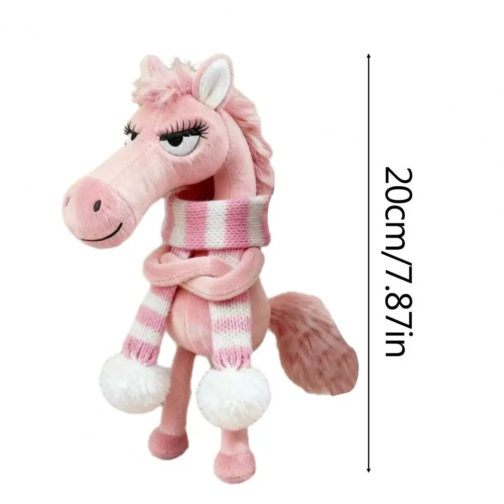 ぬいぐるみ黒馬ぬいぐるみキーホルダー柔らかいぬいぐるみペンダントかわいい布で満たされた馬のアクセサリーバッグバックパックハンドバッグギフト用