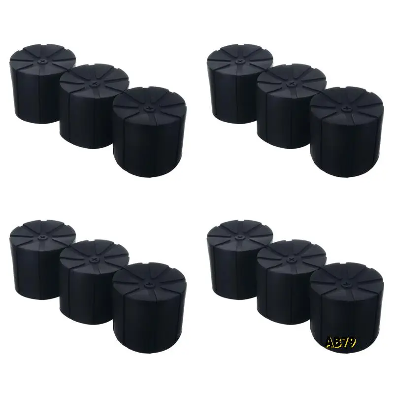12Pcs Waterproof Silicone Universal Lens Cap Cover For 65-90Mm DSLR Camera Lenses