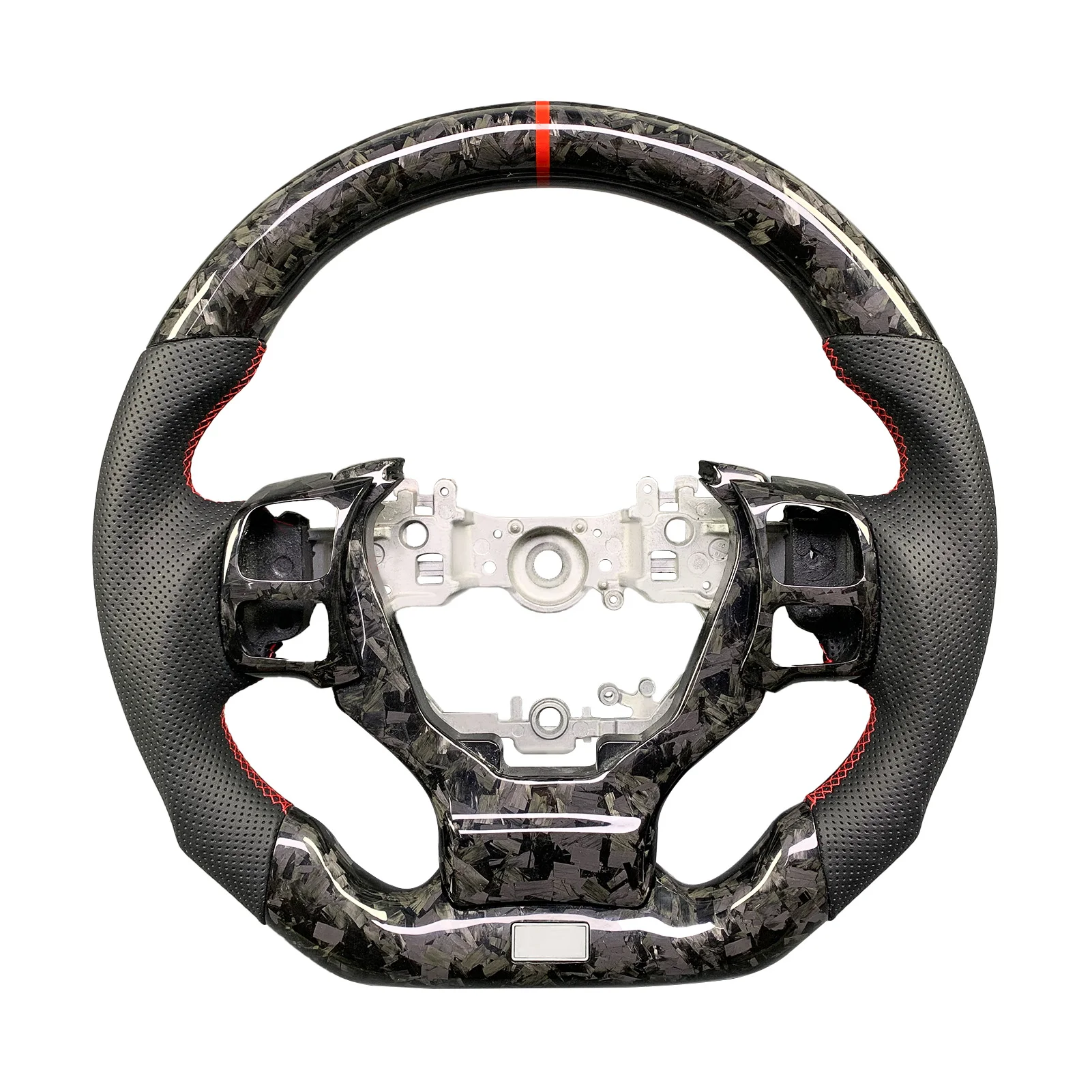 

ZJZ For Lexus IS 300 350 500 F Sport Customized Forged Carbon Fiber Perforated Leather Steering Wheel 2016-2022