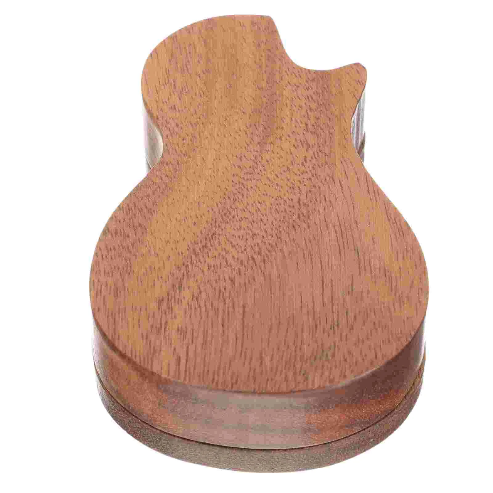 

Pick Storage Box Wooden Guitar Case Cases Container Parts Bass Holder Organizer