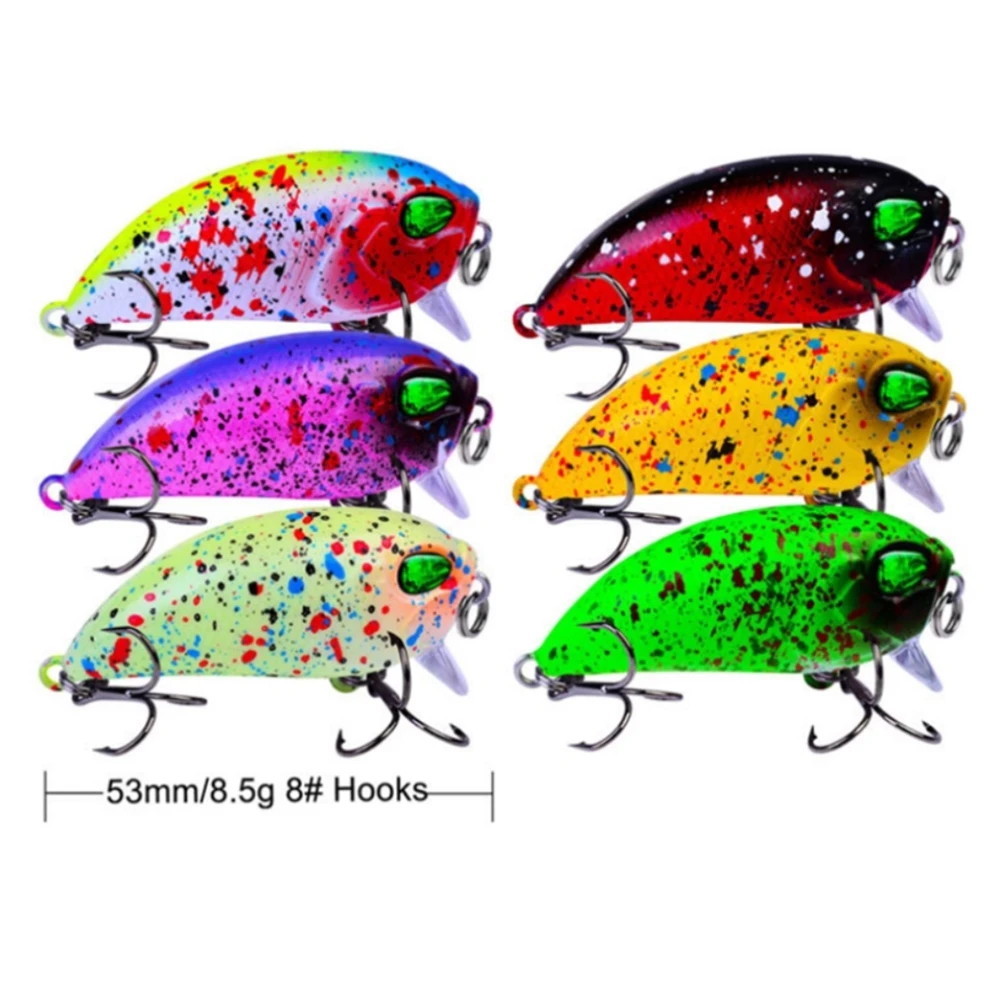 1pcs Crankbait Fishing Lure 5cm 7.2g Floating Crank Wobbler Isca Artificial Bass Pike Hard Bait Pesca Japan Fishing Tackle