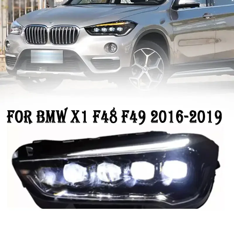 

Car Styling Head Lamp for BMW X1 F48 F49 Headlights 2016-2019 New LED Headlight Angel Eye DRL Hid Bi Xenon Auto Accessories