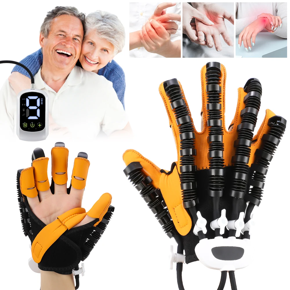 

Protable Rehabilitation Robot Gloves Stroke Hemiplegia Cerebral Infarction Training Device Finger Exerciser Hand Function Recove