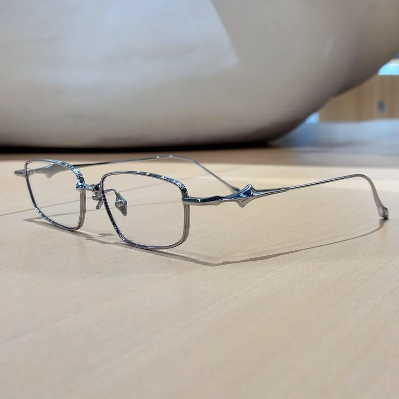 High End Luxury GM Eyeglasses Rectangle  Frame Custom Lenses Anti-Glare sun glasses frames Outdoor Quality Eyewear Unisex SAGA