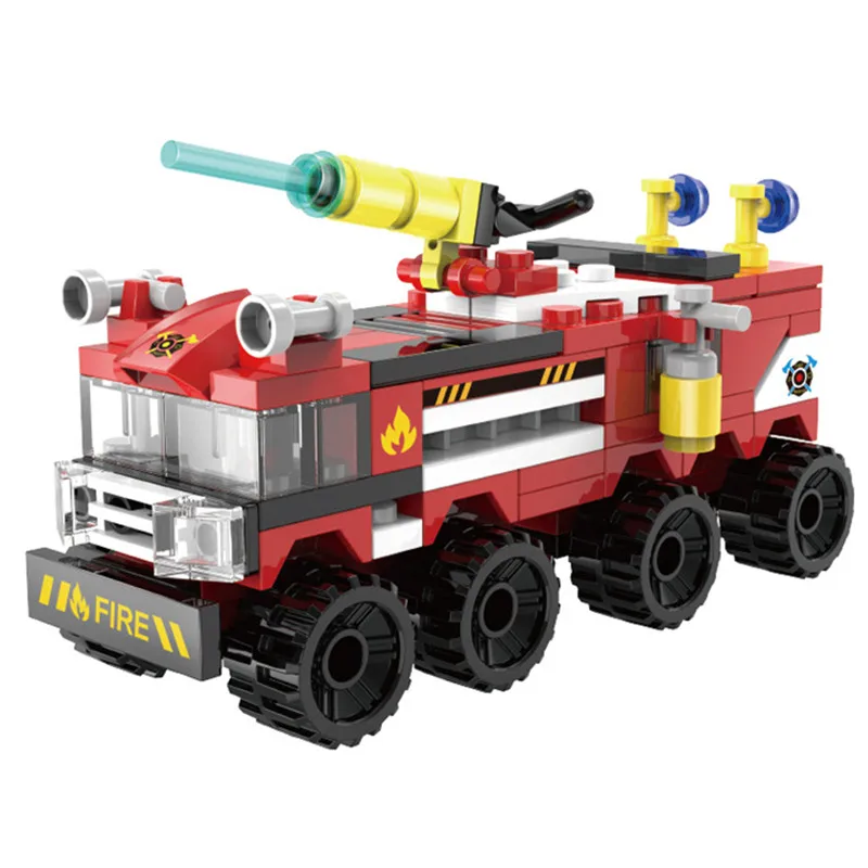 2023 NEW MOC Speeds Champions Series Fire Engine Famous Supercar Race Car Sports Building Blocks Bricks Kits Classic Model