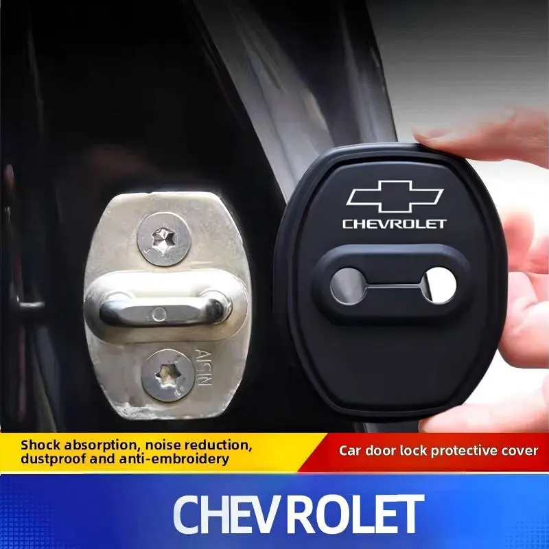 Chevrolet Onix Cruze Silverado Impala Equinox Malibu Tahoe Cobalt Camaro Trax 용 충돌 방지 자동차 도어 잠금 장치 보호 커버