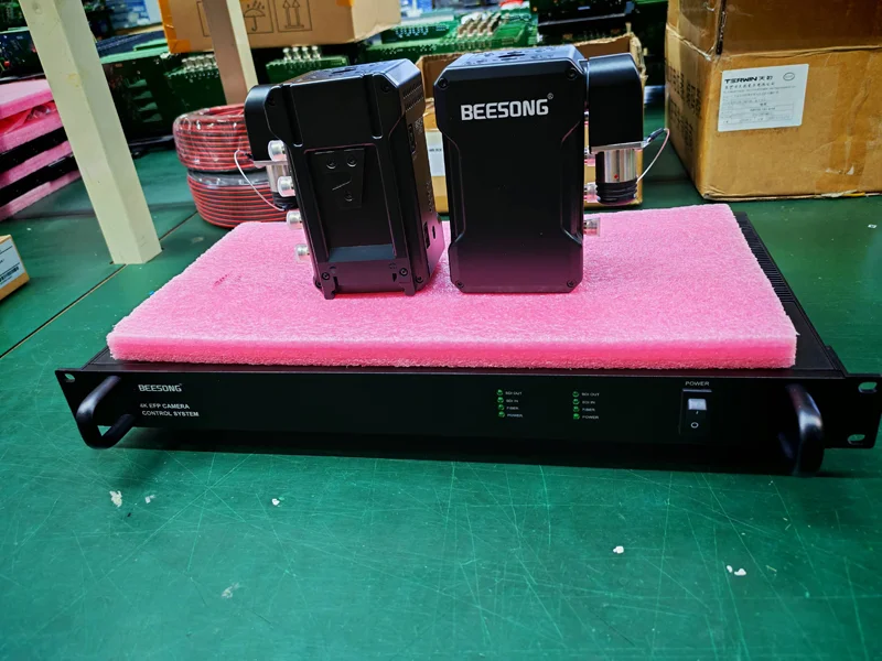 BEESONG 4K EFP Fiber Optic Transceiver with 500m Range for Cameras CCTV/Broadcast Use