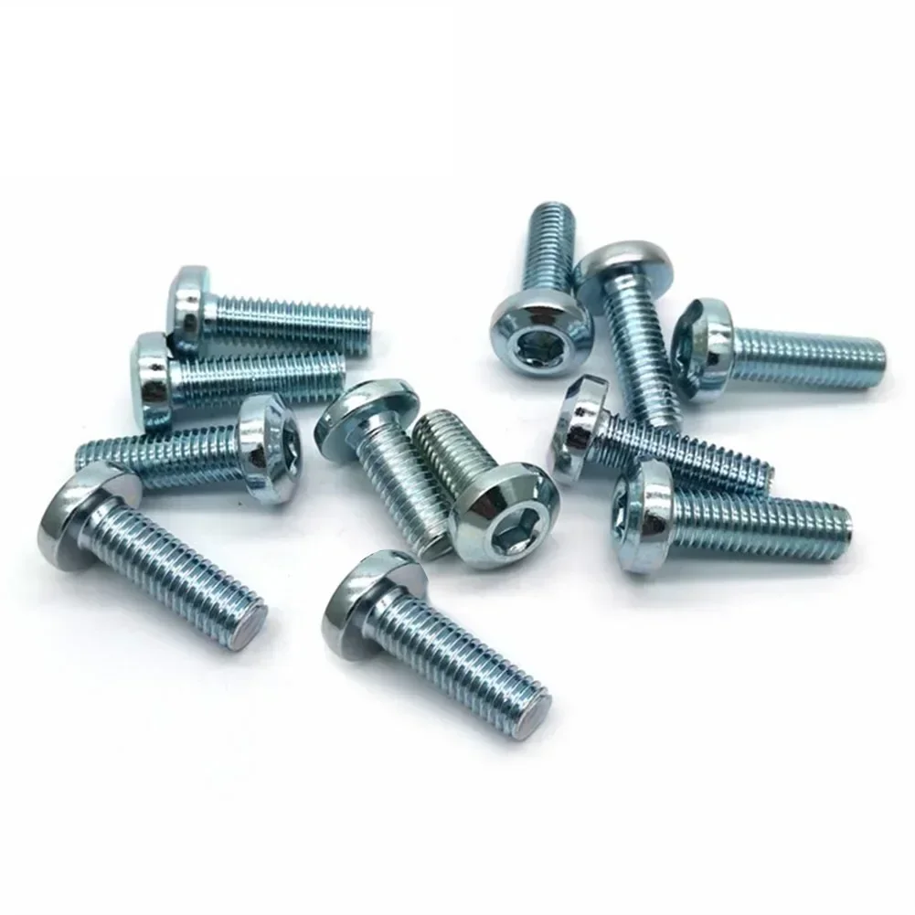 10pcs Disc Brake Bolt M8 Bolts Lightweight For Motorcycle Disc Brake Modification Hex Socket Fasteners Screws Accessories