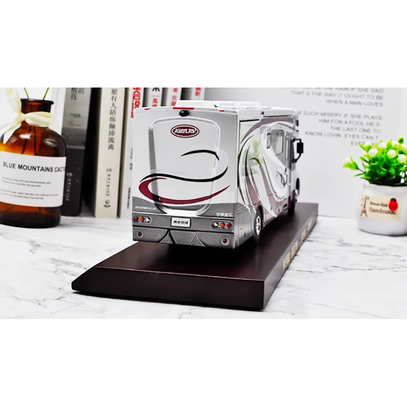 Diecast 1:42 Scale Alloy ZK5180 Multi functional RV Car Model Finished Product Simulation Toy Collection Gift Static Display