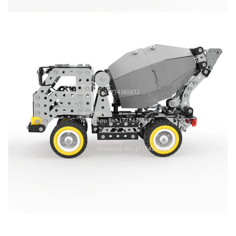 

2026 New Difficult Metal Model Adult Mechanical Gear Drive Construction Car Cement Car